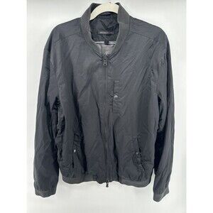 Men’s John Varvatos Black Bomber jacket Large